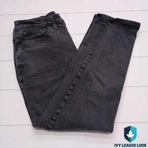 J.Crew Essential Straight Jeans Black Wash Women’s Size 28